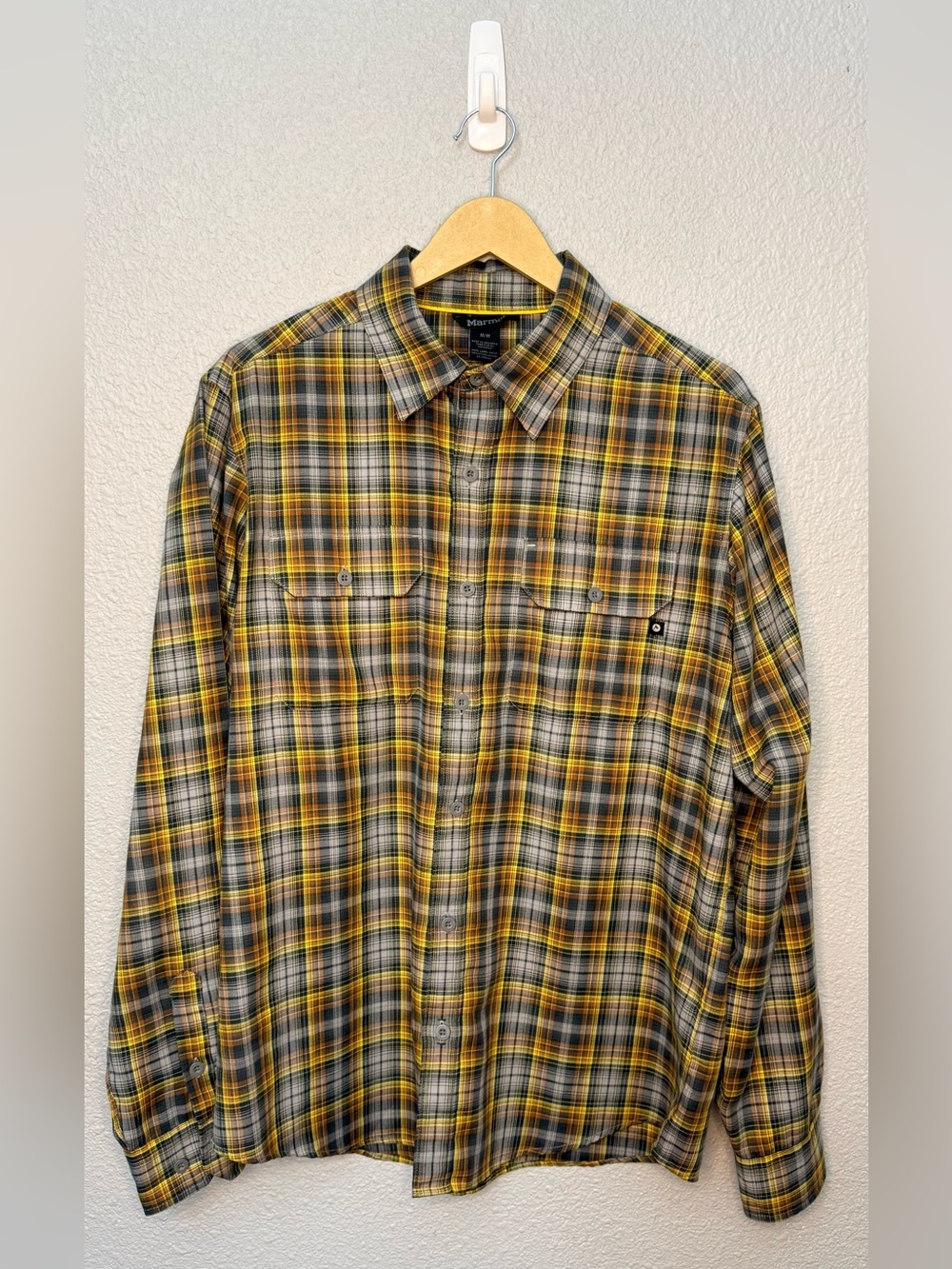 Marmot | Rush Creek Lightweight Flannel Long-Sleeve Shirt | Size Medium
